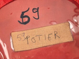 Frankreich , Kepi in gutem Zustand, älteres Stück aus Sammlungsauflösung, Kopfgrösse gemessen 57