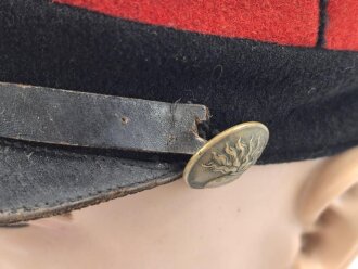 Frankreich, Käppi für Mannschaften Modell 1884. ungereinigt