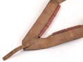 Frankreich Fremdenlegion, Bandolier aus rotbraunem Leder mit 5 Patronentaschen und Koppelschuh. Guter Gesamtzustand