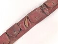 Frankreich Fremdenlegion ?, Bandolier aus rotbraunem Leder mit 8 Patronentaschen  Gebraucht