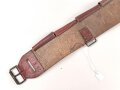 Frankreich Fremdenlegion ?, Bandolier aus rotbraunem Leder mit 8 Patronentaschen  Gebraucht