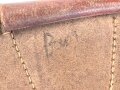 Frankreich Fremdenlegion ?, Bandolier aus rotbraunem Leder mit 8 Patronentaschen  Gebraucht