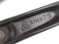 U.S. Army 1975 dated folding shovel in carrier from 1985. Uncleaned