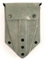 U.S. Army 1975 dated folding shovel in carrier from 1985. Uncleaned