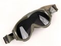 Frankreich , taktische Brille mit austauschbaren Gläsern in Hülle aus Nylon. Sehr guter Zustand