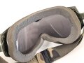 Frankreich , taktische Brille mit austauschbaren Gläsern in Hülle aus Nylon. Sehr guter Zustand