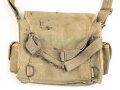 Frankreich 2. Weltkrieg, Gasmaskentasche/Musette für ANP31 , datiert 1940, gebraucht