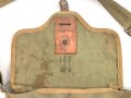 Frankreich 2. Weltkrieg, Gasmaskentasche/Musette für ANP31 , datiert 1940, gebraucht