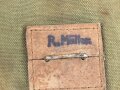 Frankreich 2. Weltkrieg, Gasmaskentasche/Musette für ANP31 , datiert 1940, gebraucht