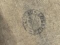 Frankreich wohl 2. Weltkrieg, Tasche/Musette für Koppel, gestempelt