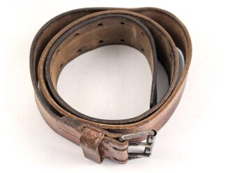 Frankreich, Lederkoppel , Höhe 4cm, Gesamtlänge...