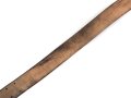 Frankreich, Lederkoppel , Höhe 4cm, Gesamtlänge 111cm