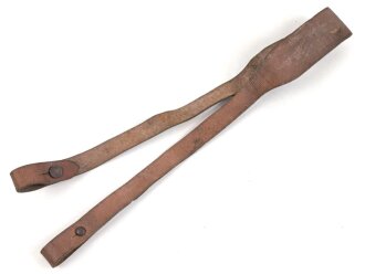 Frankreich,  lederner Trageriemen, Gesamtlänge etwa 100cm
