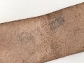 Frankreich,  lederner Trageriemen, Gesamtlänge etwa 100cm