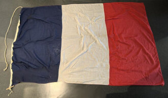 Frankreich , Fahne aus Baumwolle, Maße etwa 130 x...