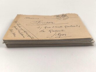 Frankreich Fremdenlegion, Konvolut Post eines deutschen Angehörigen der Fremdenlegion, meist aus dem Militärkospital in Sidi-Bel-Abbes Alkgerien. Datiert 1939