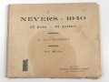 "Nevers - 1940. 17 Juin - 31 Juillet" von Emile Thooren. Besetzung von Nevers 1940, Mappe mit 28 Kunstdrucken , Nummer 455 von 1000.