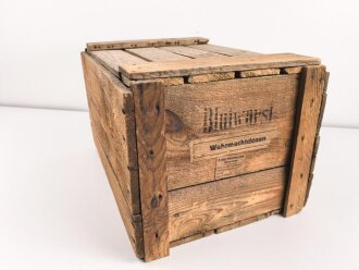 Transportkasten aus Holz für Wehrmachtsdosen...