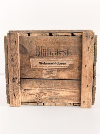 Transportkasten aus Holz für Wehrmachtsdosen...