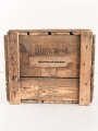 Transportkasten aus Holz für Wehrmachtsdosen "Blutwurst"  Maße etwa  33 x 46 x 29cm. Guter Zustand