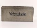 Kasten "Werkzeug" Wehrmacht, für den kleinen Waffenmeister Werkzeugsatz. Originallack, ungereinigtes Stück