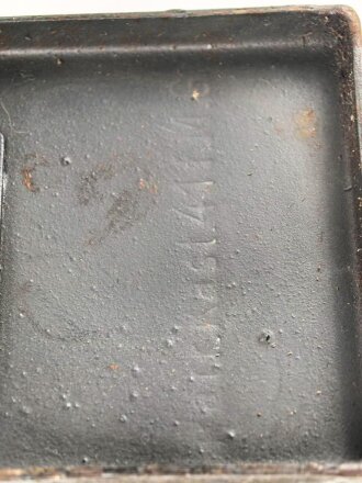 Kasten "Werkzeug" Wehrmacht, für den kleinen Waffenmeister Werkzeugsatz. Originallack, ungereinigtes Stück