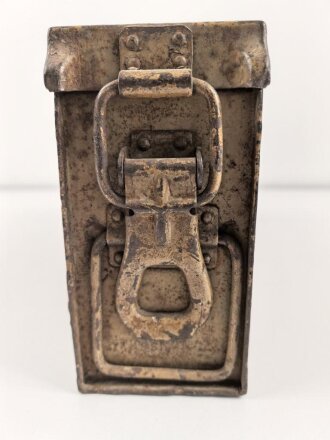 "Patronenkasten 41 für MG" Wehrmacht, Originallack, ungereinigtes Stück