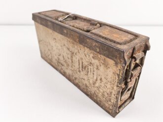 "Patronenkasten 41 für MG" Wehrmacht, Originallack, ungereinigtes Stück
