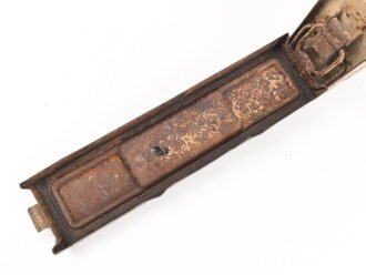 "Patronenkasten 41 für MG" Wehrmacht, Originallack, ungereinigtes Stück