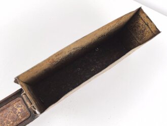 "Patronenkasten 41 für MG" Wehrmacht, Originallack, ungereinigtes Stück