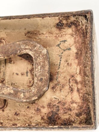 "Patronenkasten 41 für MG" Wehrmacht, Originallack, ungereinigtes Stück