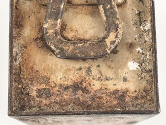 "Patronenkasten 41 für MG" Wehrmacht, Originallack, ungereinigtes Stück
