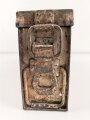 "Patronenkasten 41 für MG" Wehrmacht, Originallack, ungereinigtes Stück