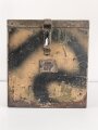 Protzenkasten Flak Wehrmacht. Originallack, ungereinigtes Stück, Maße etwa 26 x 30 x 33cm