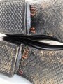 Paar Gummistiefel zum schweren Gasschutzanzug der Wehrmacht. Guter Zustand, datiert 1944