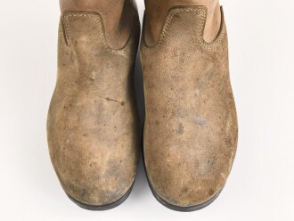 Paar Stiefel für Mannschaften der Kavallerie, Wohl ungetragenes Paar, Sohlenlänge 29,5cm