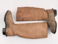 Paar Stiefel für Mannschaften der Kavallerie, Wohl ungetragenes Paar, Sohlenlänge 29,5cm