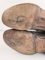 Paar Stiefel für Mannschaften der Kavallerie, Wohl ungetragenes Paar, Sohlenlänge 29cm