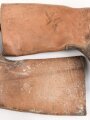 Paar Stiefel für Mannschaften der Wehrmacht. Ungetragenes Paar mit Reichsbetriebsnummer im Schaft. Ungereinigt, Sohlenlänge knapp 31cm