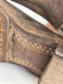 Paar Stiefel für Mannschaften der Wehrmacht. Ungetragenes Paar mit Reichsbetriebsnummer im Schaft. Ungereinigt, Sohlenlänge knapp 31cm