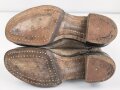 Reichswehr, Paar Stiefel für Mannschaften im Stil des 1. Weltkrieg mit Seitennaht. Ungetragenes Paar,  Variante ohne Absatzeisen und Stiefelnägel. Sohlenlänge 30cm