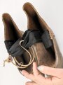 Reichswehr, Paar Stiefel für Mannschaften im Stil des 1. Weltkrieg mit Seitennaht. Ungetragenes Paar,  Variante ohne Absatzeisen und Stiefelnägel. Sohlenlänge 30cm