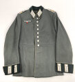 Heer, Waffenrock für einen Hauptmann im Infanterie Regiment 128. Der Brustadler  unrichtig, aber sauber vernäht, sonst sehr guter Gesamtzustand