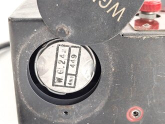 Wechselrichter EW.b zum Tornister Empfänger Berta. Originallack,datiert 1944, Funktion nicht geprüft