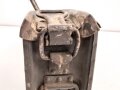 Wehrmacht Gurtkasten als Sanitäts / Rot Kreuz Kasten in einem Fahrzeug der Wehrmacht. Originallack, ungereinigtes Stück