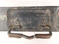 Wehrmacht Gurtkasten als Sanitäts / Rot Kreuz Kasten in einem Fahrzeug der Wehrmacht. Originallack, ungereinigtes Stück