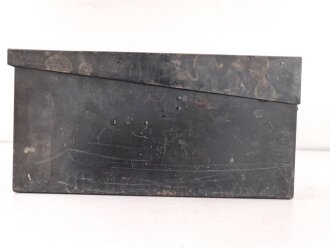 MG 37 (t) , Ergänzungskasten für das von der Wehrmacht vereinnahmte tschechische Maschinengewehr ZB 26. Originallack, ungereinigt
