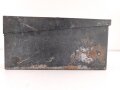 MG 37 (t) , Ergänzungskasten für das von der Wehrmacht vereinnahmte tschechische Maschinengewehr ZB 26. Originallack, ungereinigt
