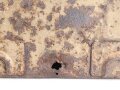 Kasten für Kehlkopfmikrofon in Selbstfahrlafetten und Panzern der Wehrmacht. Originallack, ungereinigt