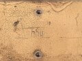 Kasten für Kehlkopfmikrofon in Selbstfahrlafetten und Panzern der Wehrmacht. Originallack, ungereinigt